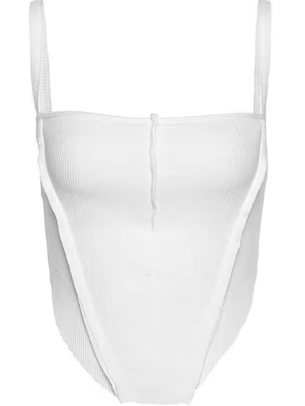 White Ribbed Cami